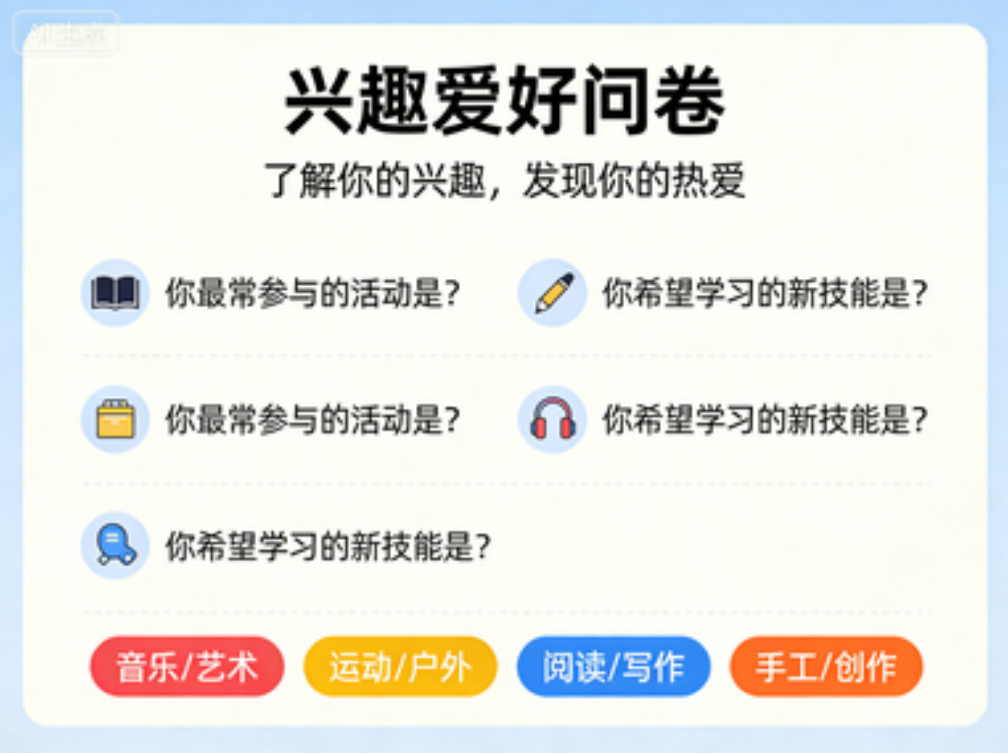 一些问卷